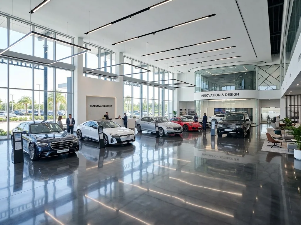 Шоурум дилерского центра Geely в Астрахани