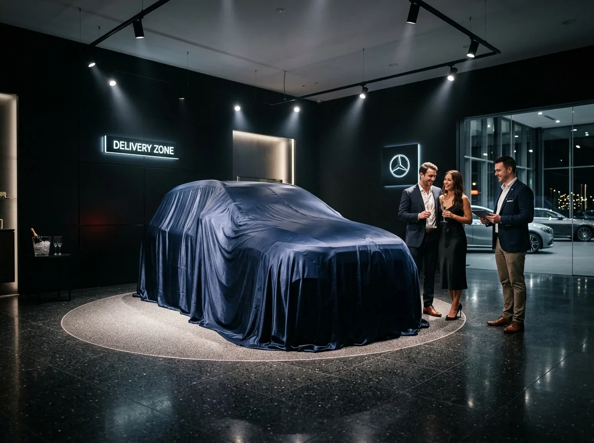 Зона выдачи новых автомобилей Geely