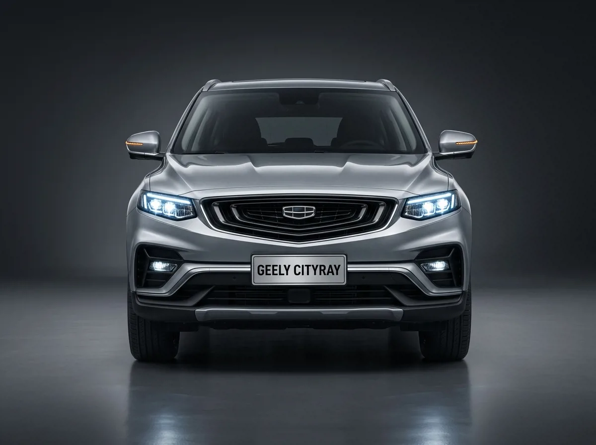 Новый кроссовер Geely Cityray вид спереди