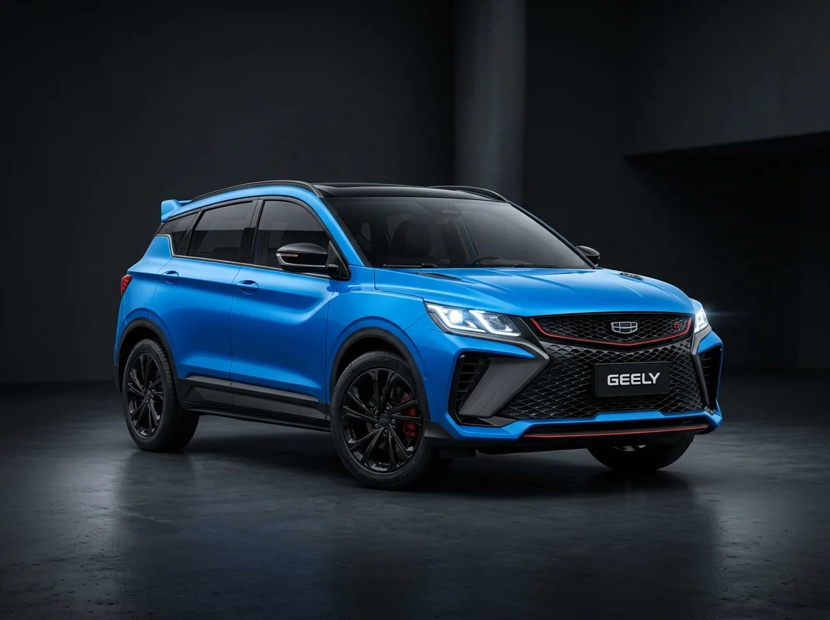Новый Geely Coolray в автосалоне Астрахани
