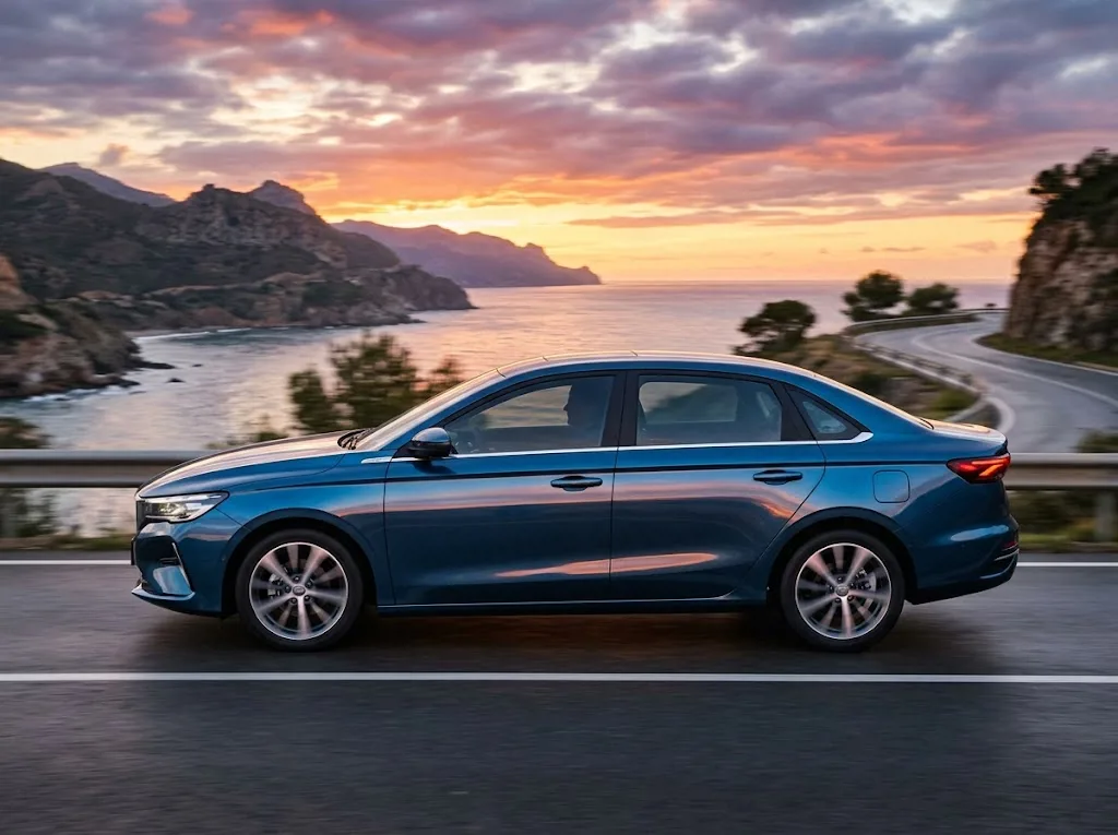 Geely Emgrand вид сбоку