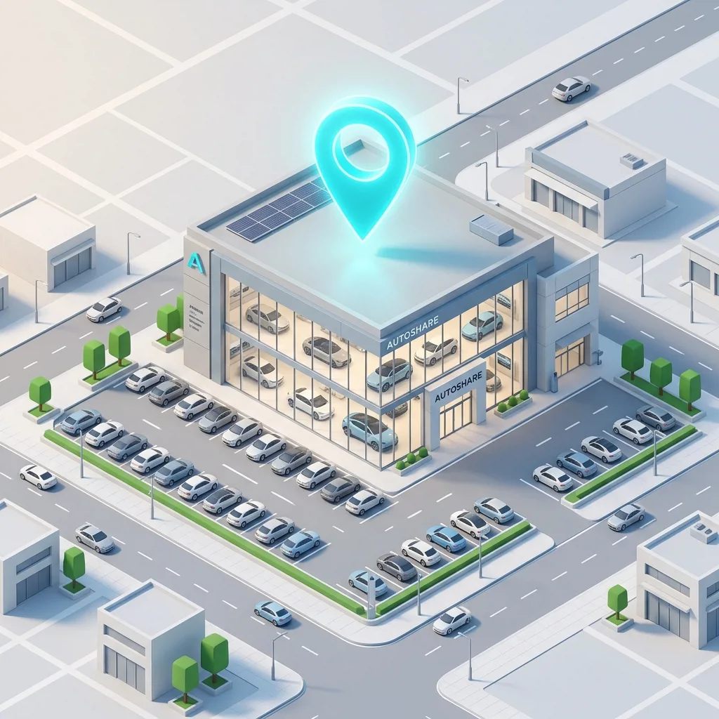 Карта проезда к дилерскому центру Geely Астрахань