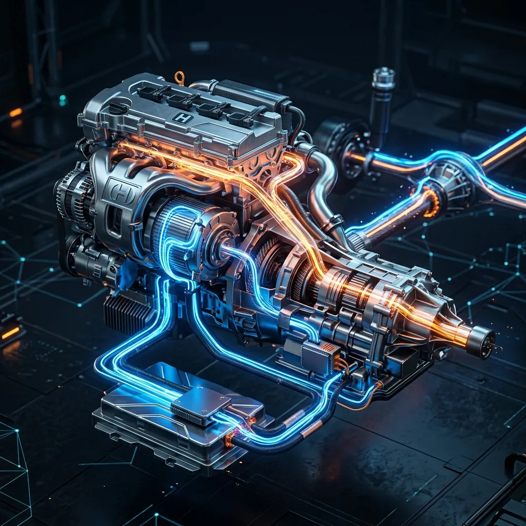 Гибридный двигатель Geely EX5 EM-i